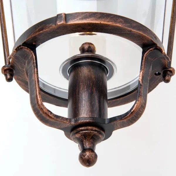 Orion AL 11K/360.01-Kültéri fali lámpa KENZO 1xE27/100W/230V IP44 bronz/patinás