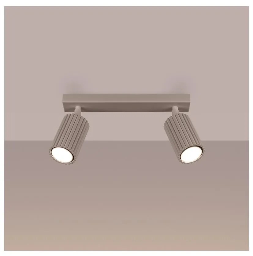 Brilagi - Spotlámpa CRESTO 2xGU10/10W/230V taupe