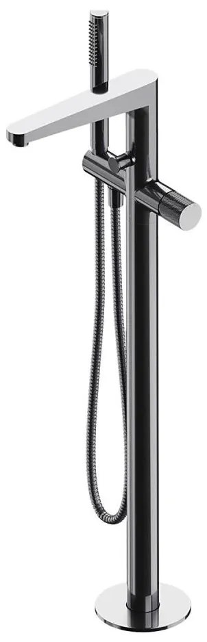 OMNIRES CT8033CR - Szabadon álló fürdőkád szett CONTOUR csillogó króm