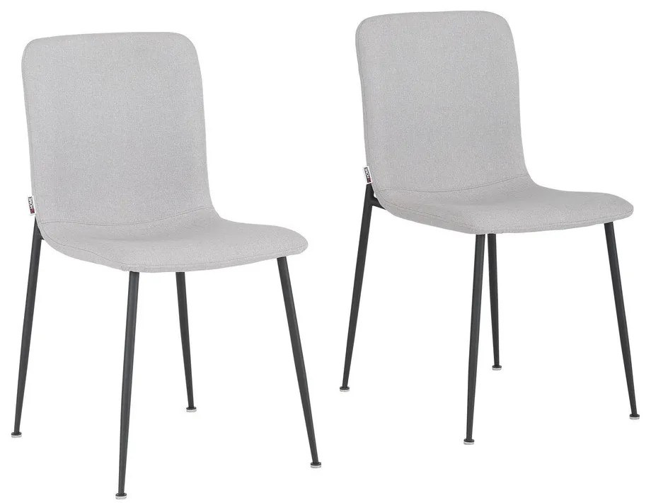 Szürke étkezőszék szett 2 db-os Faye - Støraa