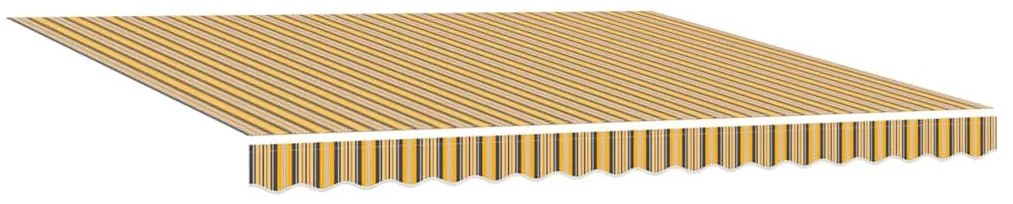 Behúzható napellenző Sokszínű 400 ×350 cm szövet