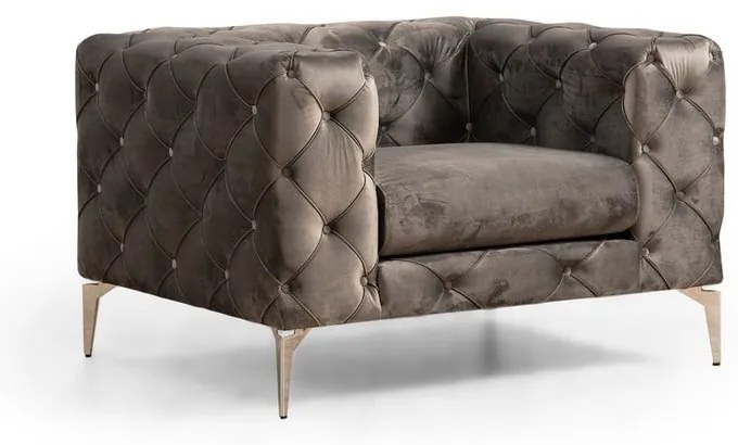 Antracitszürke fotel Como – Artie