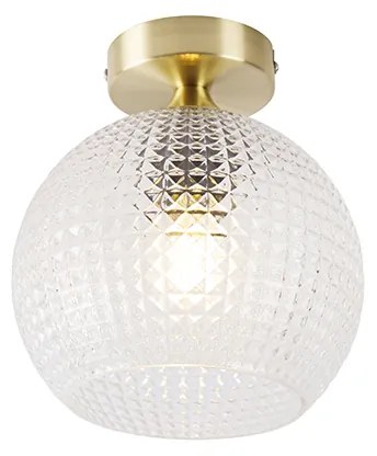 Art Deco mennyezeti lámpa rézzel - Sphere