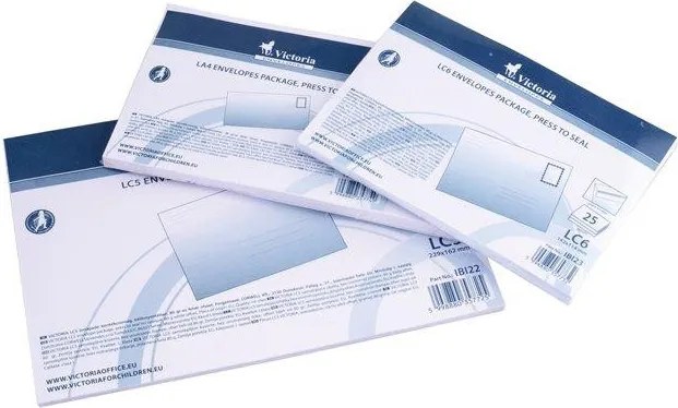 Borítékcsomag, LC5, öntapadó, VICTORIA PAPER (IBI22)