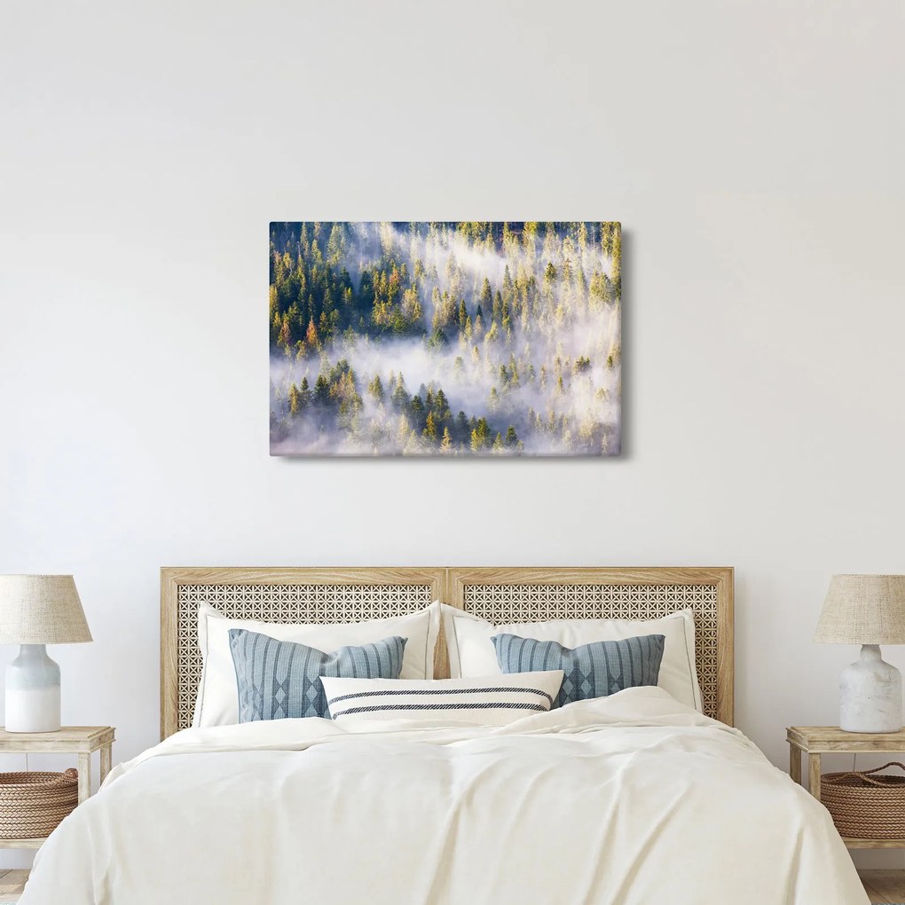Fák képe a ködben (90x60 cm)