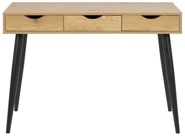 Íróasztal fiókokkal, ADIS, tölgy