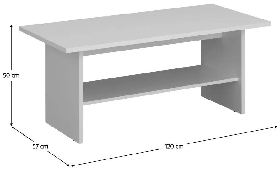 Dohányzóasztal ERODIO (fehér). 1091511