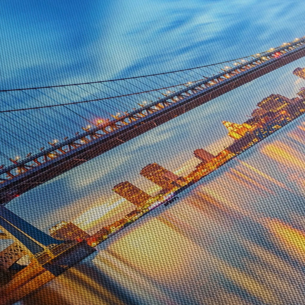 Kép - Benjamin Franklin híd, Philadelphia (120x50 cm)