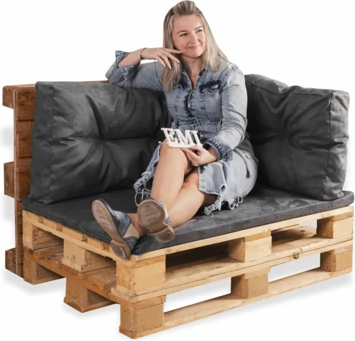 EMI szürke vékony kerti raklap párna