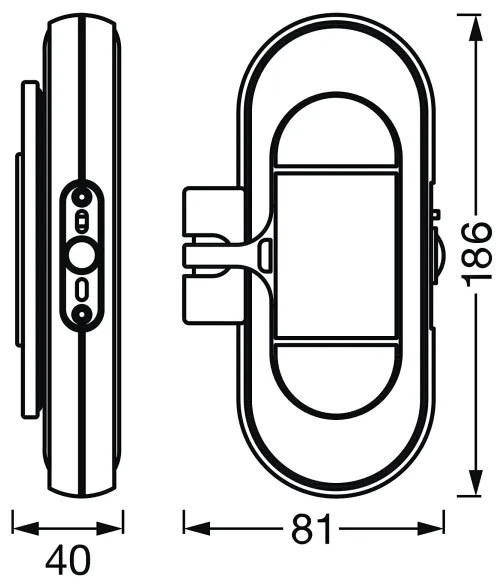 Ledvance - LED bútorvilágítás mozgásérzékelővel MOBILE LED/1,2W/5V 4000K