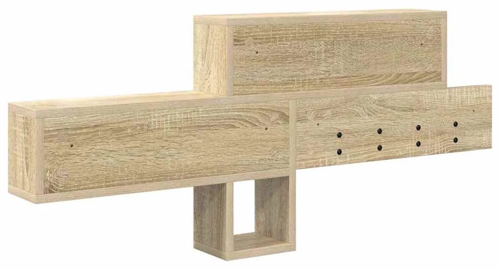 Fali Kabáthorog sonoma tölgy 100 x 12 x 43.5 cm Faanyag
