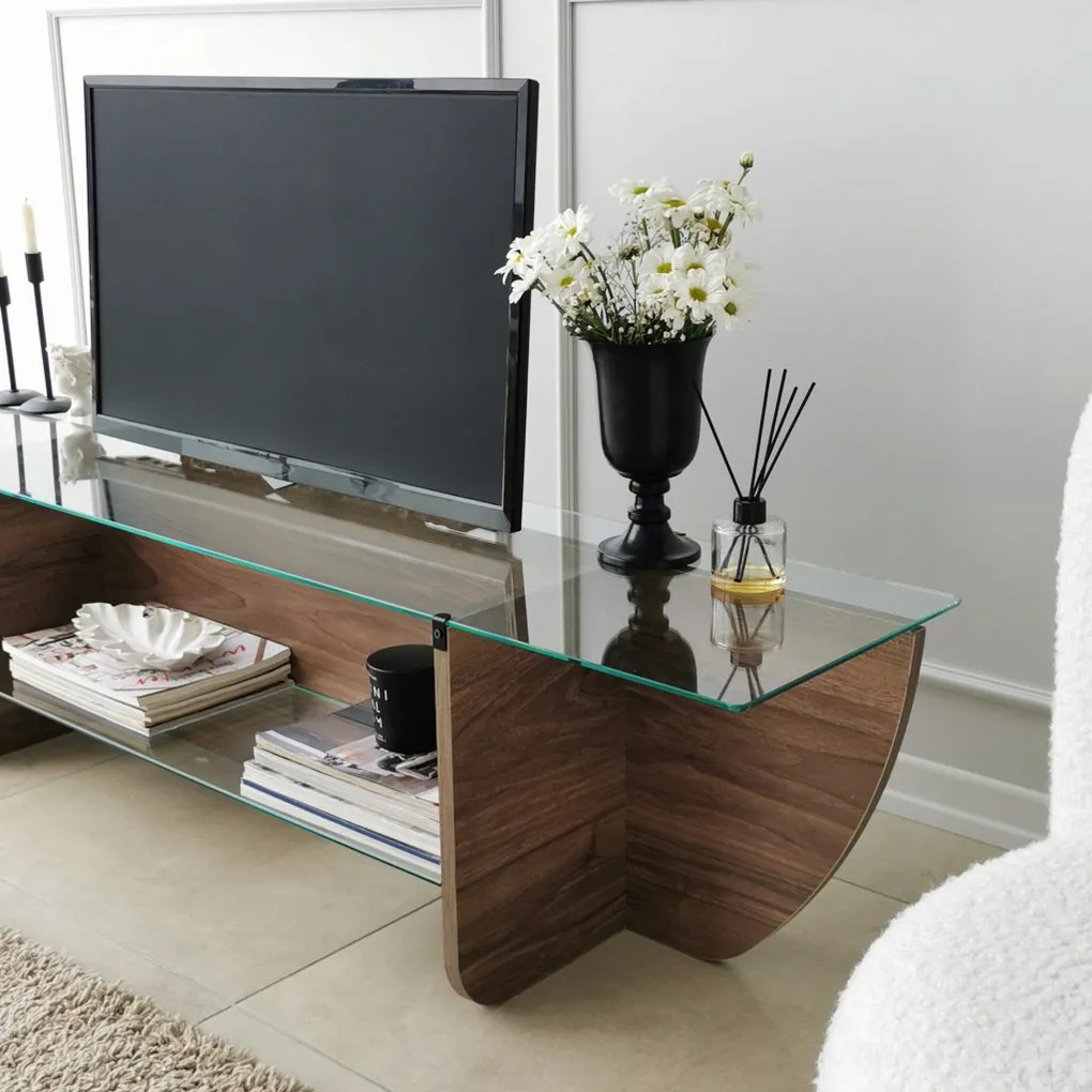 Lily TV - Walnut