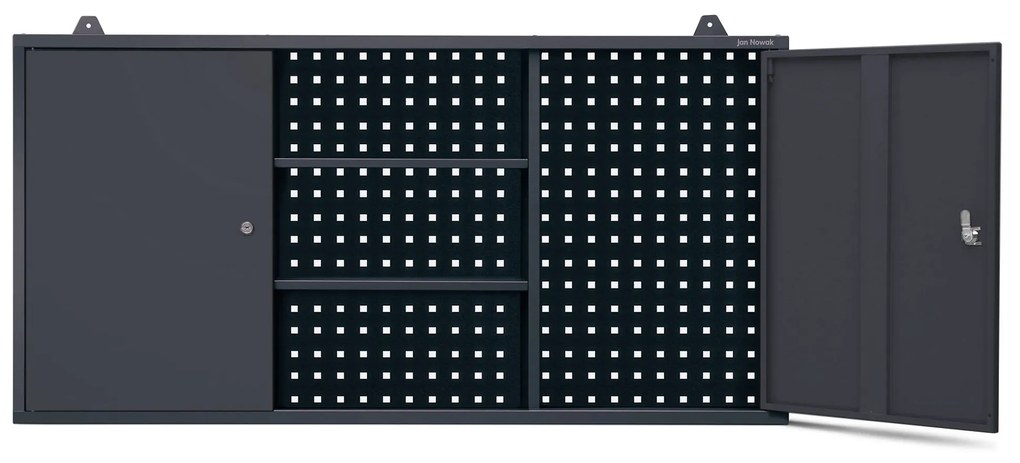 BEN függő garázsszekrény, 1200 x 600 x 200 mm, antracit