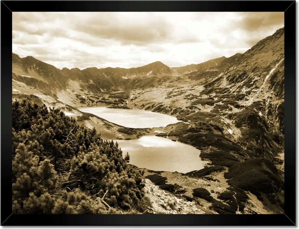 Poszterek keretben 40x30 Tátra Lengyel hegyek Kilátás