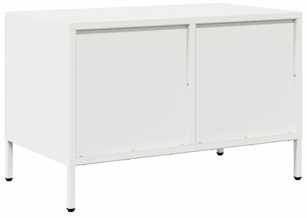 fehér hidegen hengerelt acél TV-szekrény 68 x 39 x 43,5 cm