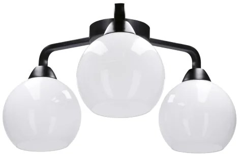 Felületre szerelhető csillár CALDERA 3xE27/60W/230V fekete