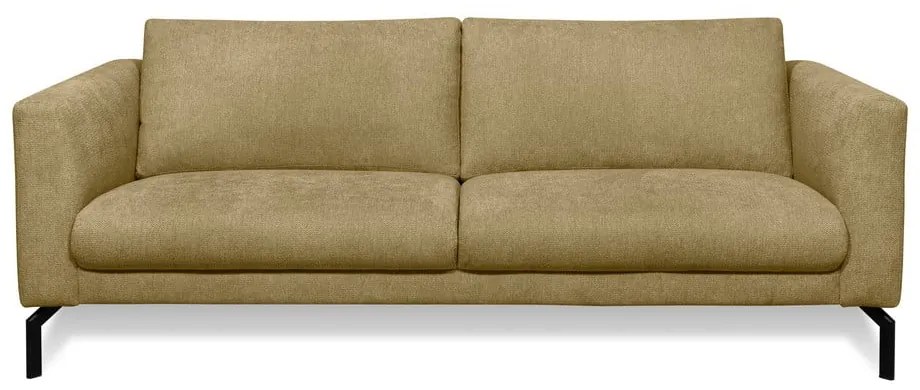 Mustársárga kanapé 216 cm Gomero – Scandic