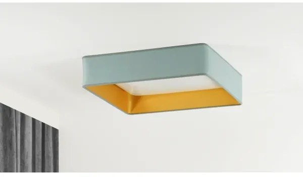 Brilagi-LED Fényerőszabályozható lámpatest VELVET SQUARE LED/36W/230V Wi‑Fi Tuya + távirányító mentazöld