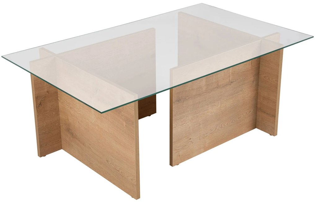 Dohányzóasztal Vetrino - Honey Oak
