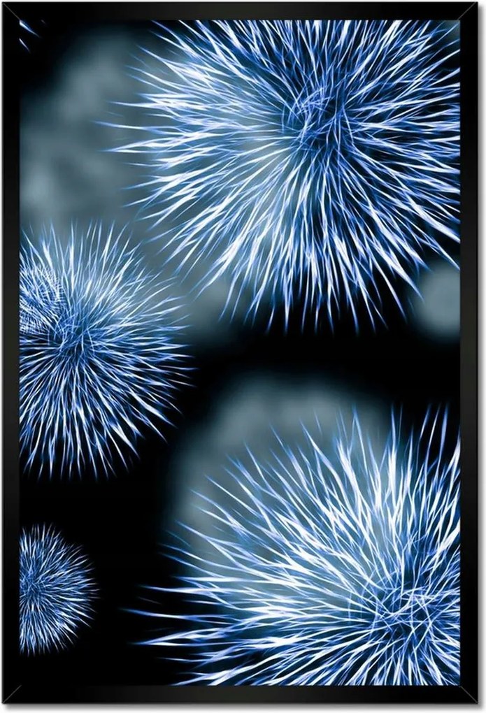 Poszterek keretben 40x60 Vírus Baktériumok Makro