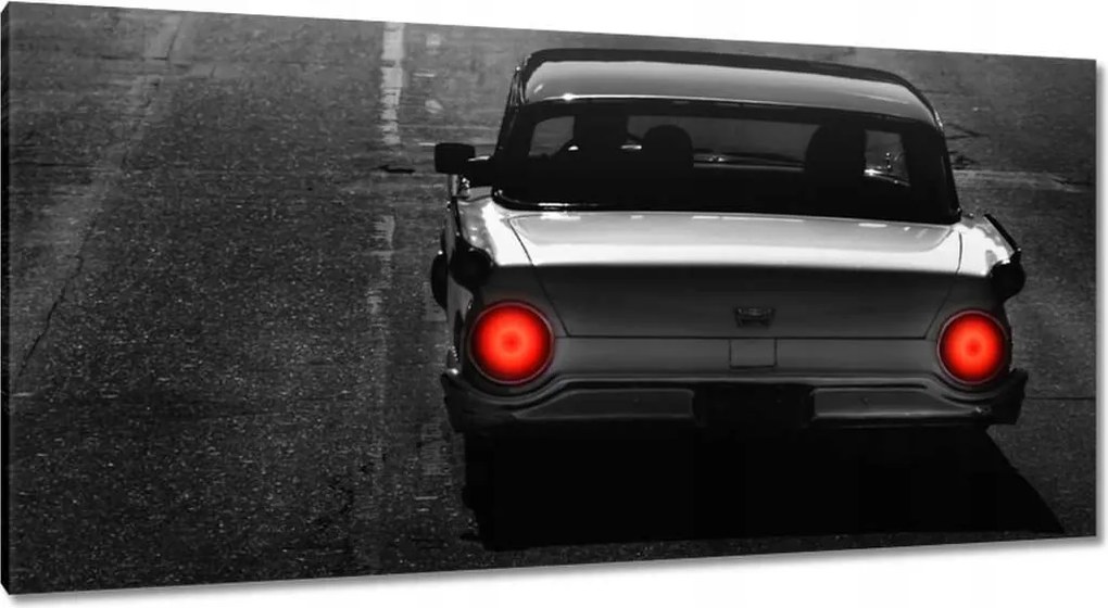 Festmények 115x55 Régi autó