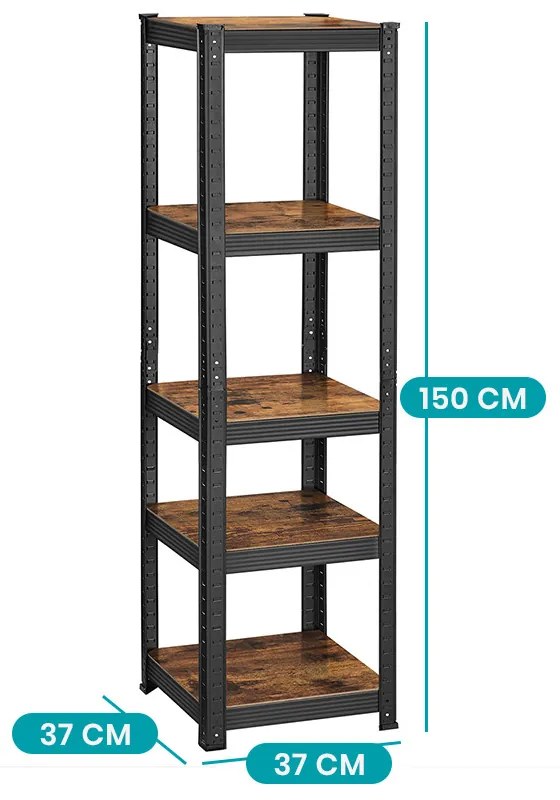 5 szintes polc nappaliba