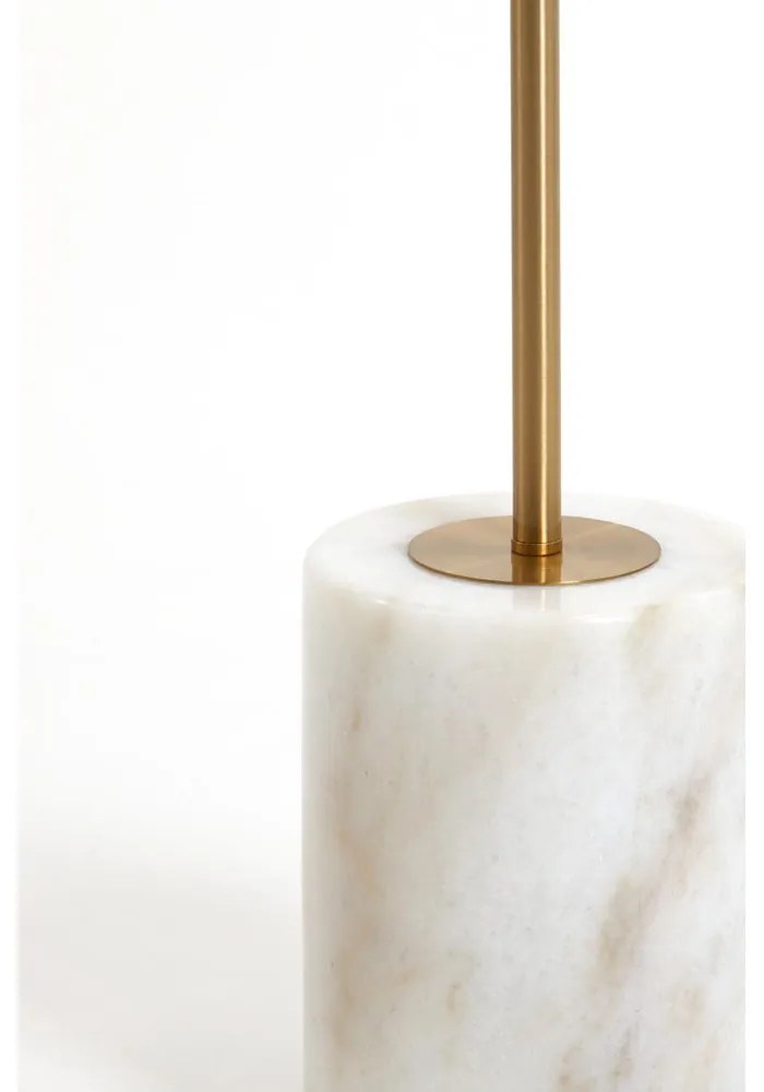 Fehér-aranyszínű állólámpa (magasság 156 cm) Medina – Light &amp; Living
