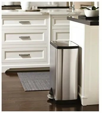 Simplehuman Téglalap alakú pedálos szemetes 38 l,acél