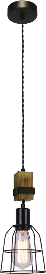 ITALUX PND-4290-1-L PONTE Vintage Függesztett Lámpa E27 IP20