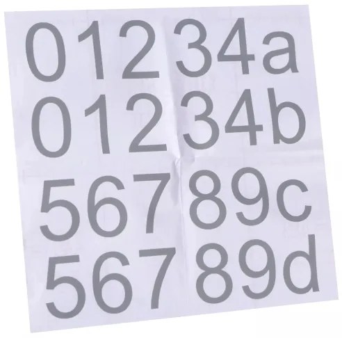 Lucide 27881/06/30 - LED házszám THESI LED/6W/230V IP54