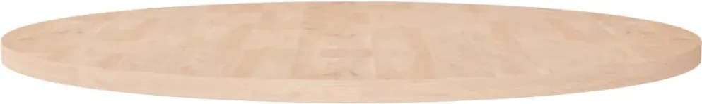 vidaXL kerek kezeletlen tömör tölgyfa asztallap Ø90 x 2,5 cm