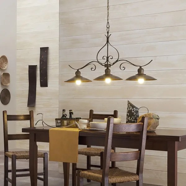 INCANTI 02-759 - Csillár láncon LENA 3xE27/42W/230V