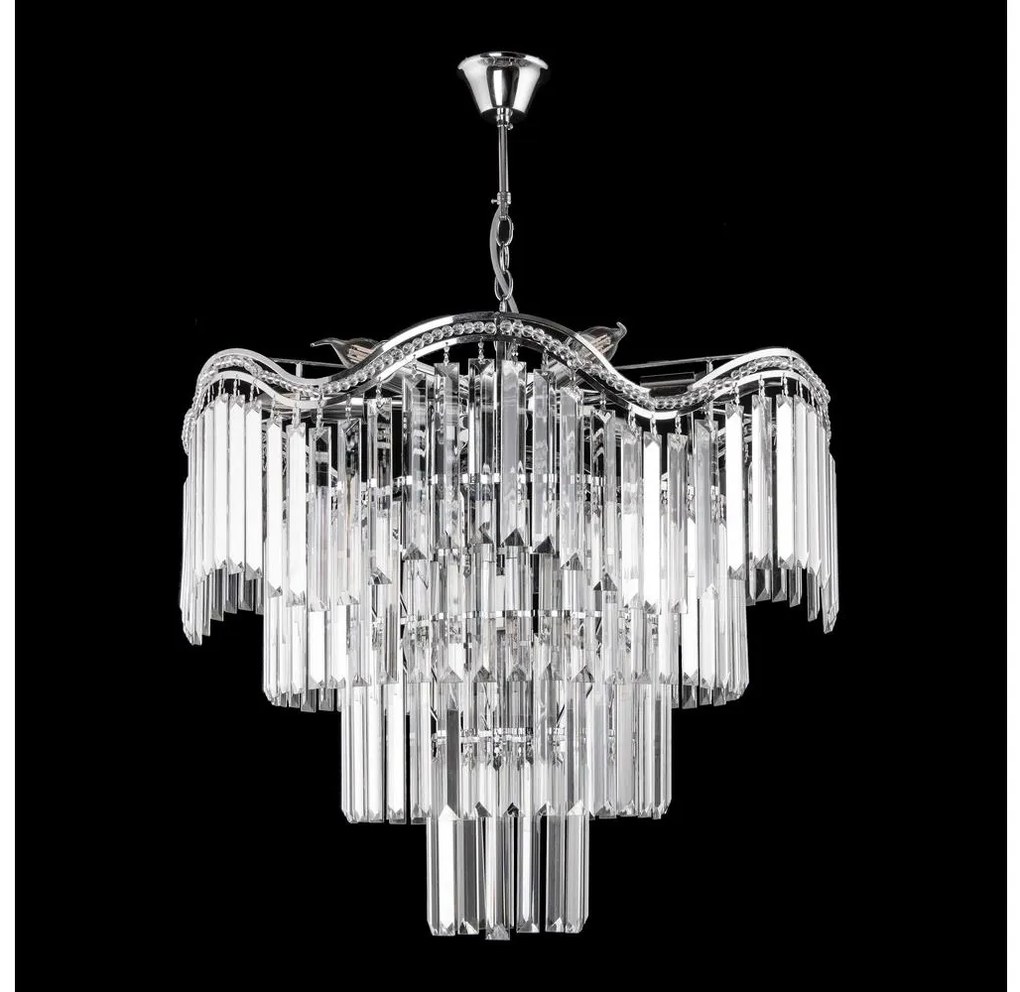 Csillár láncon 9xE27/60W/230V