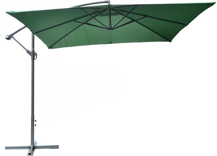 Fém napernyő 8080 - 270x270cm - zöld