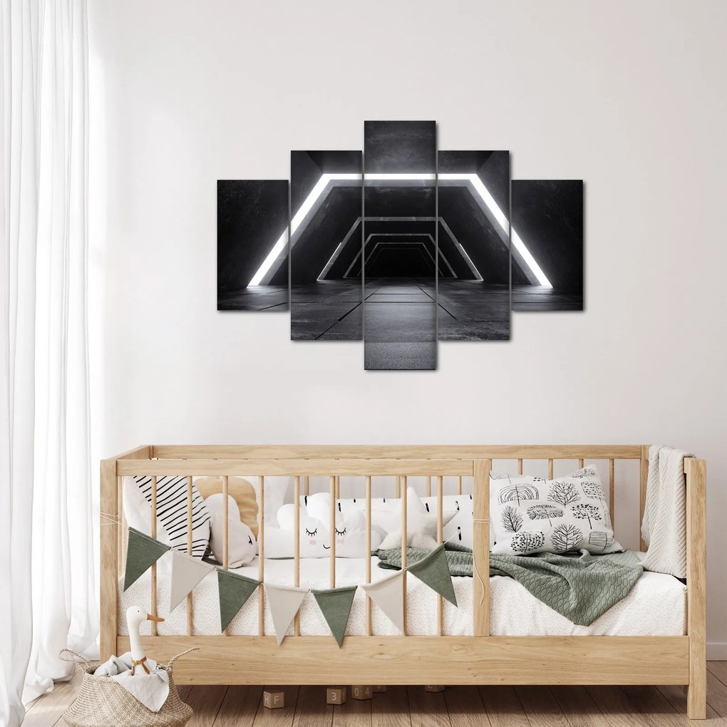 Kép - Futurisztikus alagút (150x105 cm)