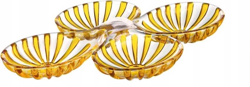 Guzzini Dolcevita Műanyag Tányér Snack szett 2 db Sárga