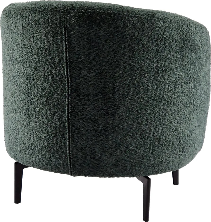 Fotel, zöld/fekete, PRESO