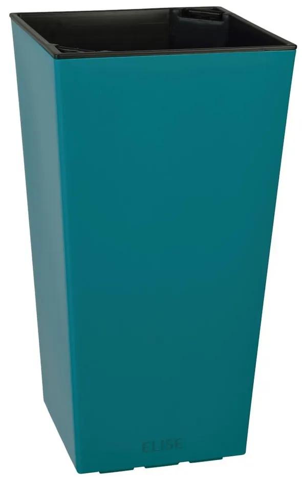 Elise türkiz matt kültéri kaspó, magasság 46 cm - Gardenico