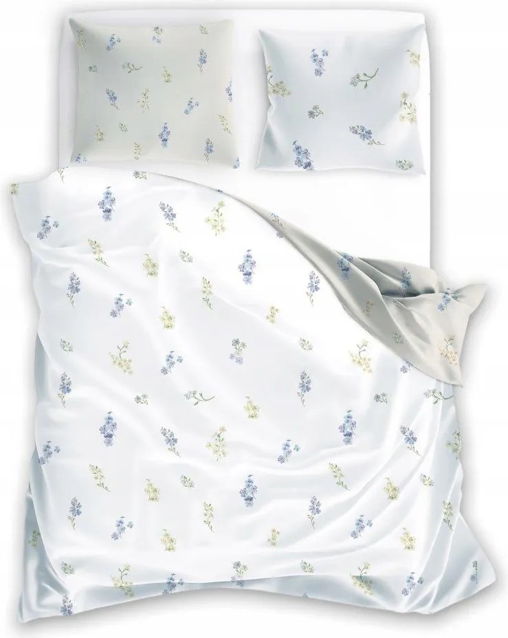 Elegáns Finom Fehér Réti Ágyneműhuzat 160x200