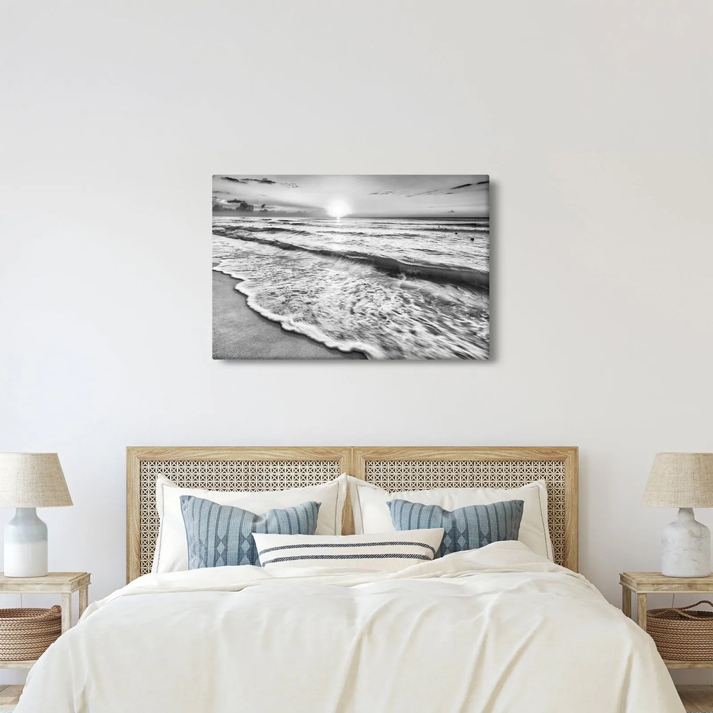 Kép - Naplemente a tengerparton (90x60 cm)