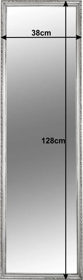 Tükör, ezüst fa keret, MALKIA 3