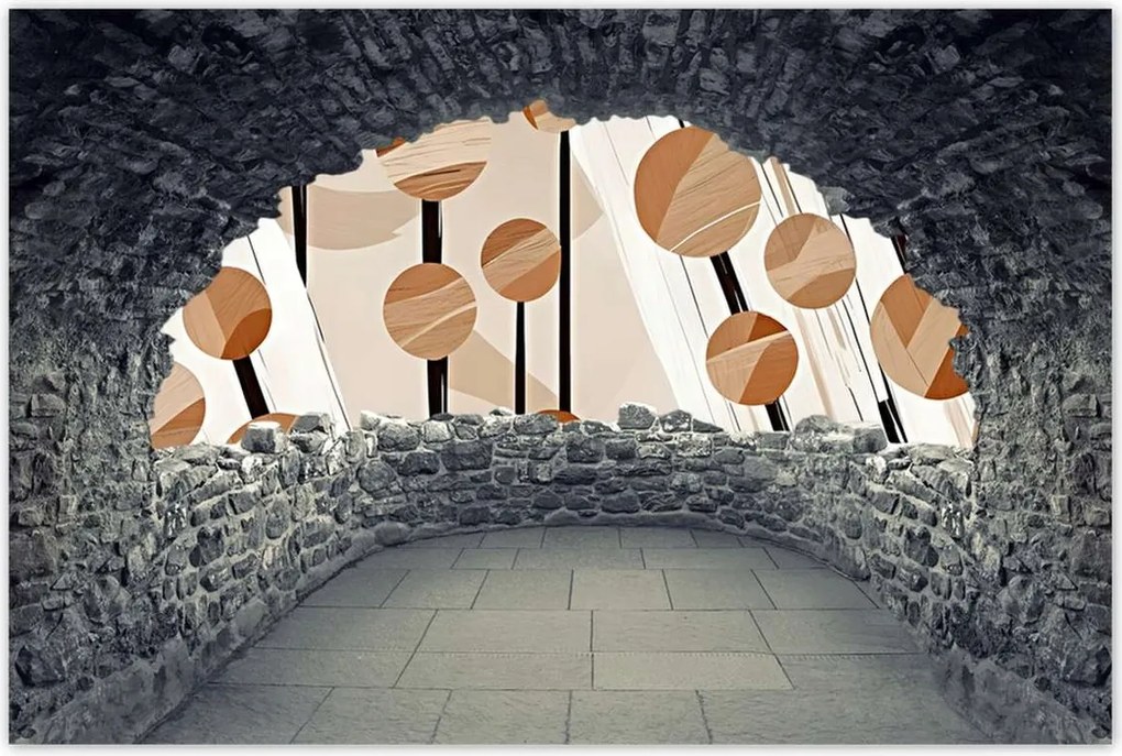 Poszterek 90x60 Bézs az oszlopokon