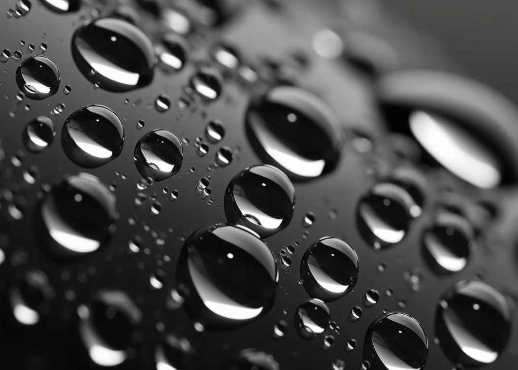 Poszter 70x50cm Mikrokozmosz cseppek