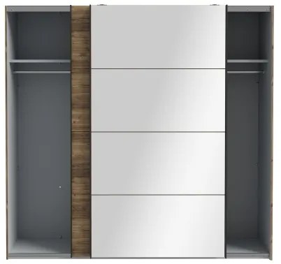 Tükrös gardróbszekrény OREN 220x210 cm artisan tölgy