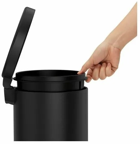 Simplehuman kerek pedálos kosár 4,5 l, fekete