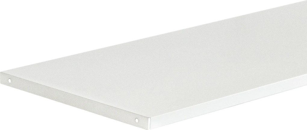 Fém polc irodai szekrényhez, fehér, 900x20x360 mm