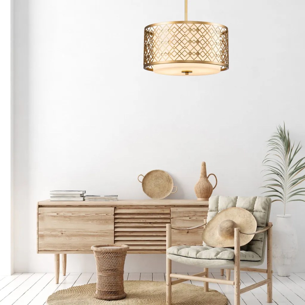 Elstead Lighting Ziggy ZIGGY-2P-M-LS Függőlámpa 2x60 W/E27