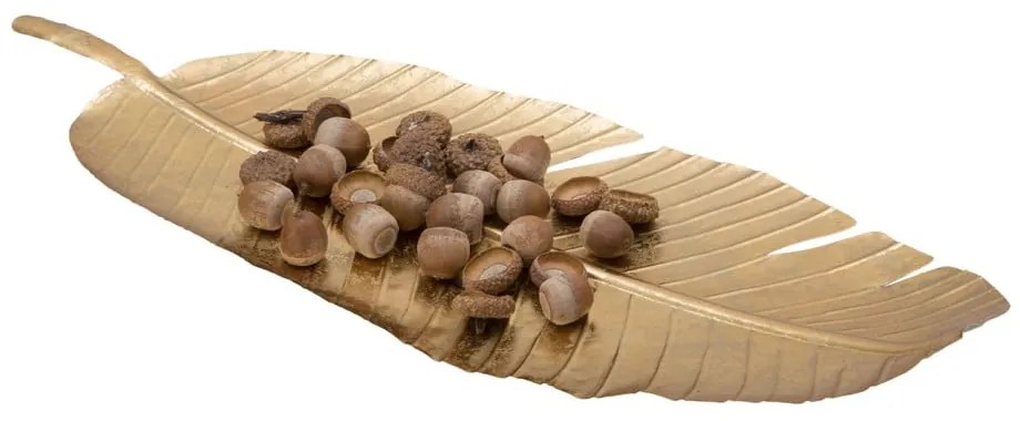 Leaf aranyszínű dekoráció, 55,5 x 18 cm - Mauro Ferretti