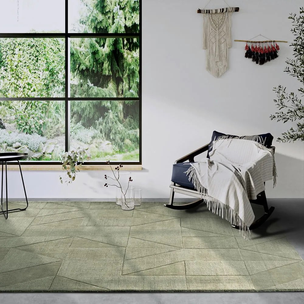Zöld kézi szövésű gyapjú szőnyeg 160x230 cm Ursule – Villeroy&amp;Boch