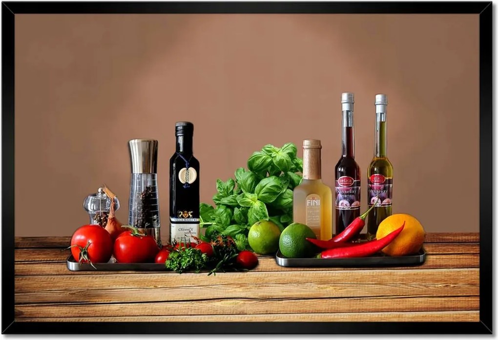 Poszterek keretben 60x40 A világ fűszerei